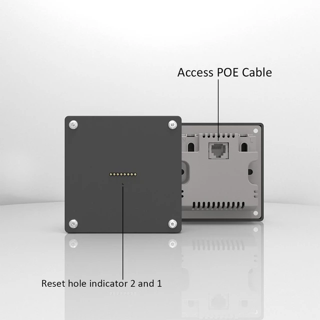 Alt view image 4 of 7 - Zilvex iPad Air 4/5th 10.9 Inch PoE Magnetic Wall Mount Charger, Hidden Wire Tablet Dock for In-Wall Installation