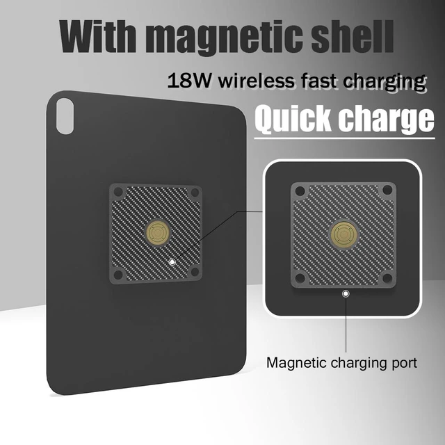 Alt view image 6 of 7 - Zilvex iPad Air 11Inch M2,M3 PoE Magnetic Wall Mount with Charging, Ethernet Powered Tablet Dock for Commercial Use