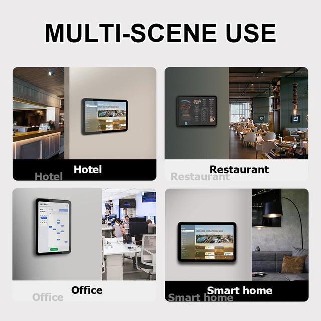 Alt view image 5 of 7 - Zilvex iPad Pro 4/5/6th 12.9 Inch Smart Home PoE Wall Mount, Magnetic Charging Dock with Ethernet Power Supply