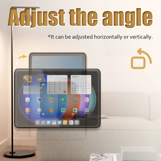 Alt view image 3 of 7 - Zilvex Xiaomi Pad 8/8Pro 11.2 Inch Smart Home PoE Wall Mount, Magnetic Charging Dock with Ethernet Power Supply
