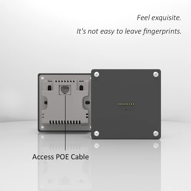 Alt view image 7 of 7 - Zilvex Xiaomi Pad 6SPro 12.4 Inch PoE Magnetic Wall Mount Charger, Hidden Wire Tablet Dock for In-Wall Installation