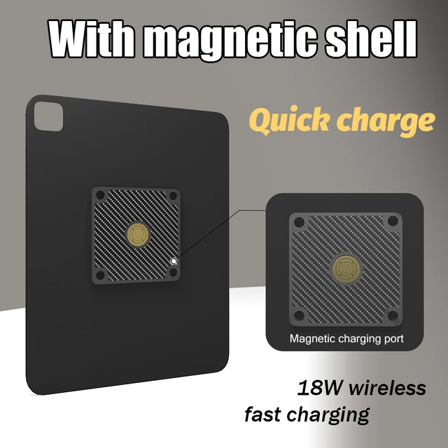 Alt view image 5 of 7 - Zilvex Xiaomi Pad 6Max 14Inch 86x86 PoE Wall Charging Dock, Magnetic Tablet Holder with Integrated Ethernet Power