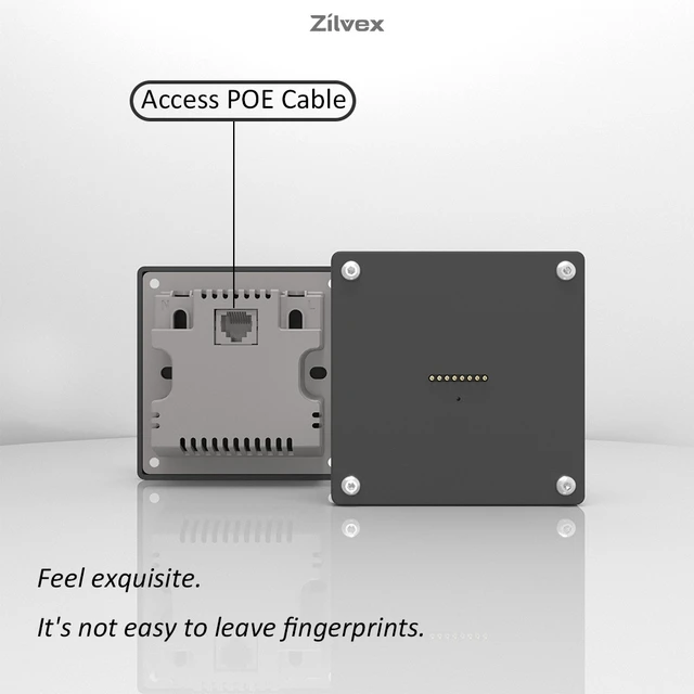 Alt view image 7 of 7 - Zilvex Redmi Pad 2 11Inch PoE Wall Mount Charger, Magnetic Tablet Charging Dock with Ethernet Power and 86x86 Mounting