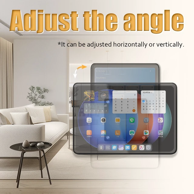 Alt view image 3 of 7 - Zilvex Redmi Pad 2 11Inch PoE Wall Mount Charger, Magnetic Tablet Charging Dock with Ethernet Power and 86x86 Mounting