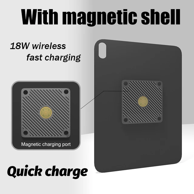 Alt view image 6 of 7 - Zilvex Redmi Pad Pro 12.1 Inch Smart Home PoE Wall Mount, Magnetic Charging Dock with Ethernet Power Supply