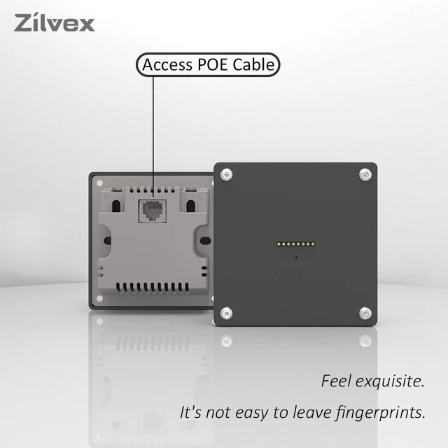 Alt view image 7 of 7 - Zilvex Redmi Pad 10.6 Inch PoE Magnetic Wall Mount Charger, Hidden Wire Tablet Dock for In-Wall Installation