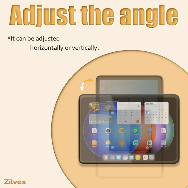 Alt view image 3 of 7 - Zilvex Redmi Pad 10.6 Inch PoE Magnetic Wall Mount Charger, Hidden Wire Tablet Dock for In-Wall Installation