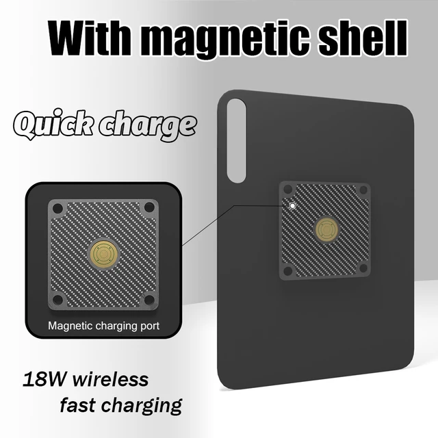 Alt view image 6 of 7 - Zilvex Redmi K Pad 8.8Inch PoE Wall Mount Charger, Magnetic Tablet Charging Dock with Ethernet Power and 86x86 Mounting