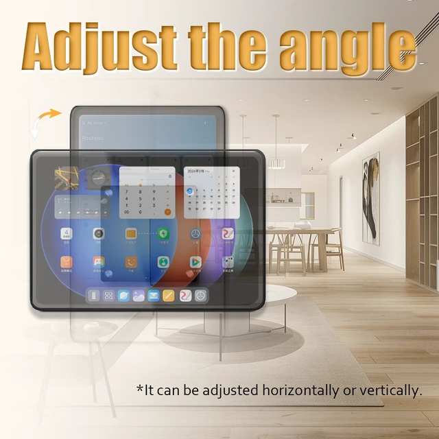 Alt view image 3 of 7 - Zilvex Redmi K Pad 8.8Inch PoE Wall Mount Charger, Magnetic Tablet Charging Dock with Ethernet Power and 86x86 Mounting