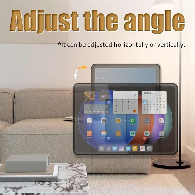 Alt view image 3 of 6 - Zilvex Redmi Pad 2 Pro 12.1Inch 86x86 PoE Wall Charging Dock, Magnetic Tablet Holder with Integrated Ethernet Power