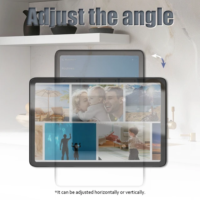 Alt view image 6 of 7 - Zilvex Samsung Galaxy Tab A11 8.7 Inch Smart Home PoE Wall Mount, Magnetic Charging Dock with Ethernet Power