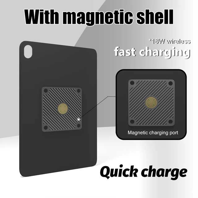 Alt view image 5 of 7 - Zilvex Samsung Galaxy Tab A11 8.7 Inch Smart Home PoE Wall Mount, Magnetic Charging Dock with Ethernet Power