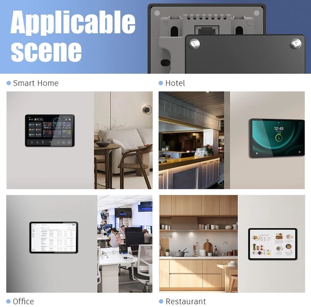 Alt view image 3 of 7 - Zilvex Samsung Galaxy Tab S10 Ultra 14.6 Inch PoE Wall Mount Charger, Magnetic Tablet Dock with Ethernet Power