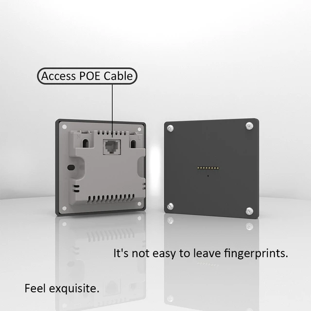 Alt view image 7 of 7 - Zilvex Samsung Galaxy Tab S10 FE 10.9Inch PoE Magnetic Wall Charging Dock, In-Wall Tablet Mount with Hidden Wiring