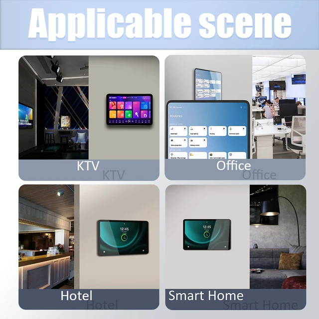 Alt view image 2 of 7 - Zilvex Samsung Galaxy Tab S10 FE 10.9Inch PoE Magnetic Wall Charging Dock, In-Wall Tablet Mount with Hidden Wiring