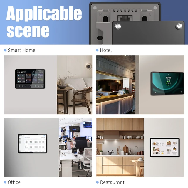 Alt view image 3 of 7 - Zilvex Samsung Galaxy Tab S11 Ultra 14.6 Inch PoE Wall Mount Charger, Magnetic Tablet Dock with Ethernet Power