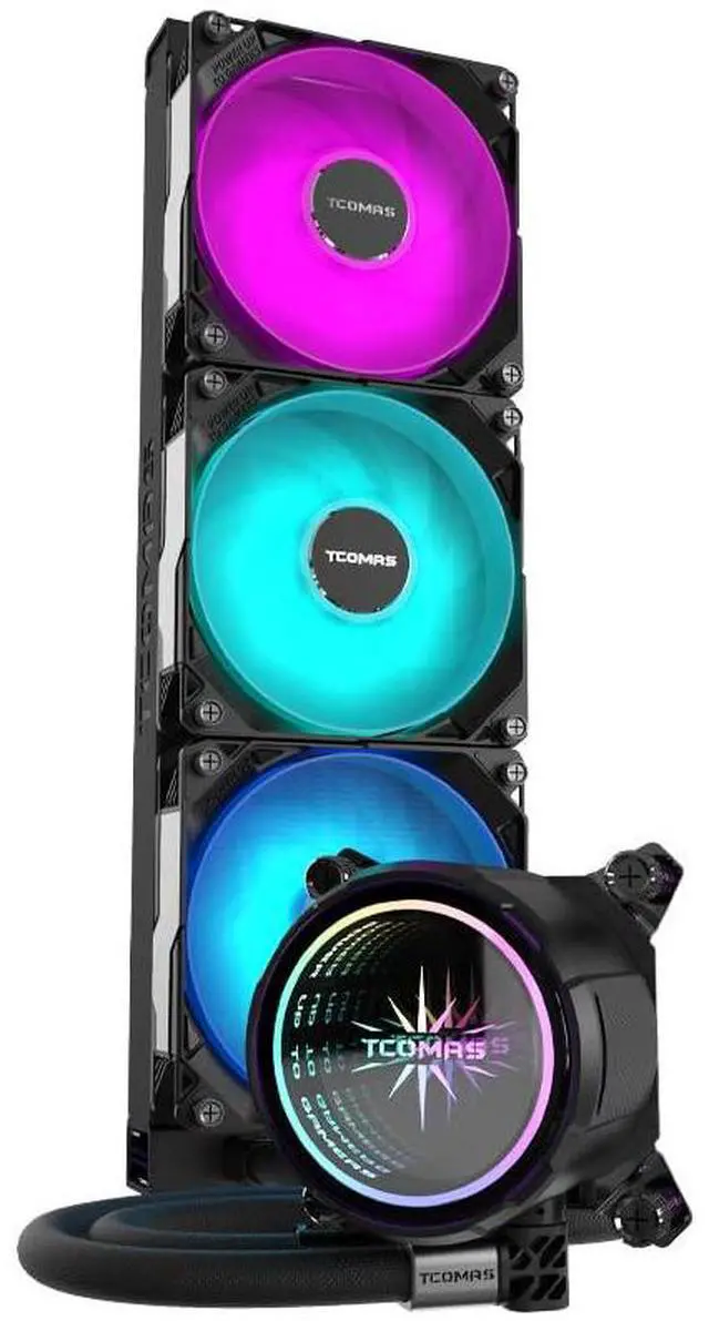 Main image of LA200 ARGB AIO Liquid Cooler 360mm Radiator, Low-Noise PWM Fans, for Intel LGA1700 and AMD AM5/AM4 CPU Cooling