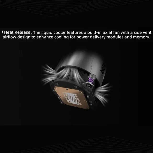 Alt view image 5 of 7 - TCOMAS LX800 Black 360 AIO Liquid CPU Cooler  Dual-Screen Pump Design (Round Main + Square Sub Display), ARGB Fans, Supports Intel LGA 1851/1700 & AMD AM5/AM4