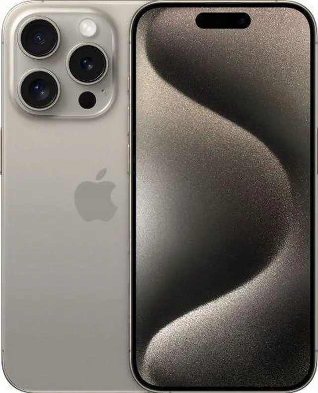 Alt view image 4 of 7 - Apple iPhone 15 Pro - 128GB - White Titanium - Fully Unlocked - Acceptable (Grade C)