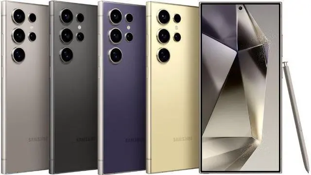 Alt view image 3 of 7 - Samsung Galaxy S24 Ultra - 256GB - Titanium Violet - Single Sim - Fully Unlocked - Good (Grade B)