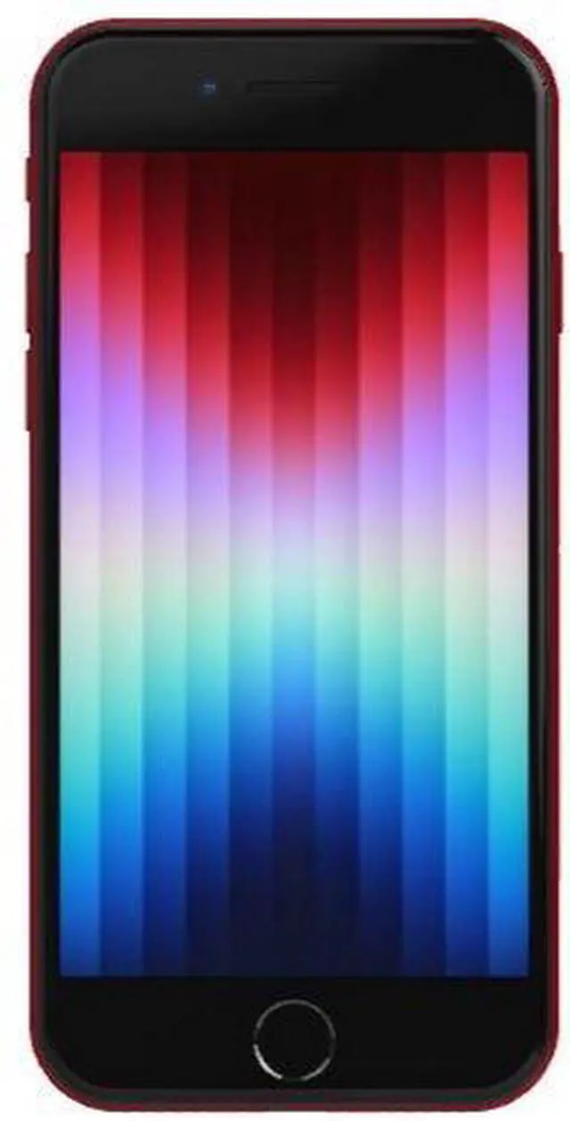 Alt view image 4 of 7 - Apple iPhone SE (2022) - 128GB - Red - Fully Unlocked - Excellent (Grade A)