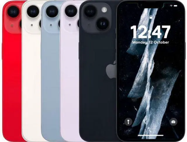 Alt view image 3 of 7 - Apple iPhone 14 Plus - 128GB - Starlight - Fully Unlocked - Grade A