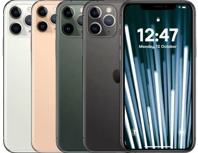 Alt view image 2 of 3 - Apple iPhone 11 Pro - 64GB - Midnight Green - Fully Unlocked - Excellent (Grade A)
