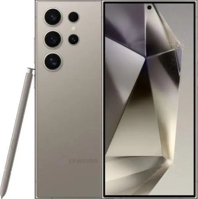 Main image of Samsung Galaxy S24 Ultra - 256GB - Titanium Gray - Single Sim - Fully Unlocked - Good (Grade B)