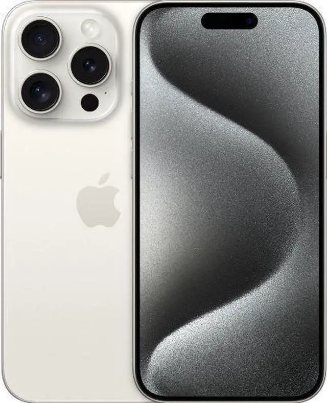 Main image of Apple iPhone 15 Pro - 128GB - White Titanium - Fully Unlocked - Acceptable (Grade C)
