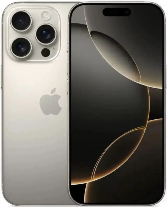 Alt view image 2 of 7 - Apple iPhone 16 Pro - 256GB - Natural Titanium - Fully Unlocked - Good (Grade B)