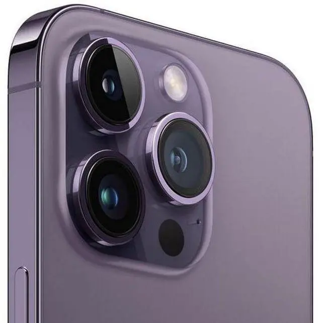 Alt view image 4 of 5 - Apple iPhone 14 Pro - 128GB - Deep Purple - Fully Unlocked - Acceptable (Grade C)
