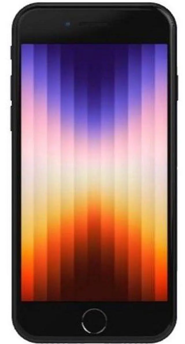 Alt view image 2 of 5 - Apple iPhone SE (2022) - 128GB - Midnight - Fully Unlocked - Grade A