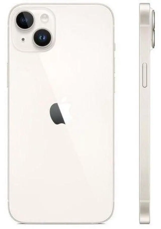 Alt view image 5 of 5 - Apple iPhone 14 Plus - 128GB - Starlight - Fully Unlocked - Good (Grade B)