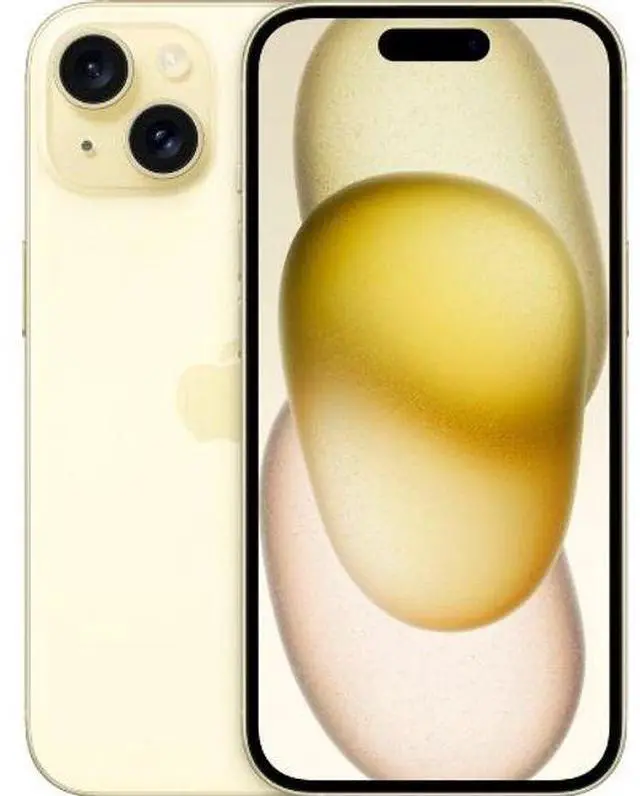Main image of Apple iPhone 15 - 128GB - Yellow - Verizon Locked - Premium