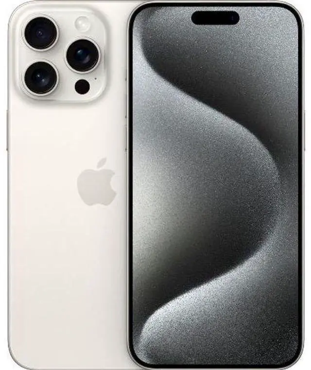 Main image of Apple iPhone 15 Pro Max - 512GB - White Titanium - Fully Unlocked - Excellent (Grade A)