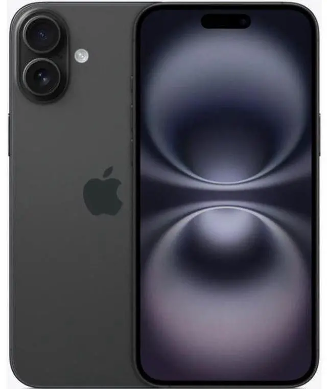 Main image of Apple iPhone 16 Plus - 128GB - Black - Verizon Locked - Good (Grade B)