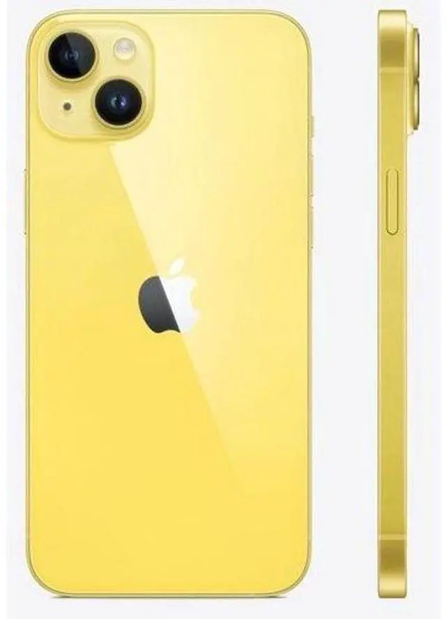 Alt view image 5 of 5 - Apple iPhone 14 Plus - 256GB - Yellow - Fully Unlocked - Good (Grade B)