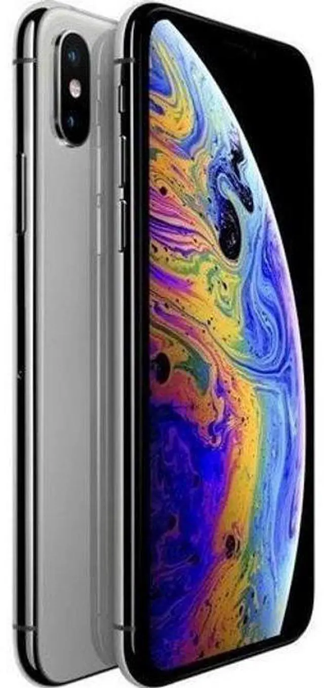 Alt view image 5 of 5 - Apple iPhone XS Max - 64GB - Silver - Fully Unlocked - Excellent (Grade A)