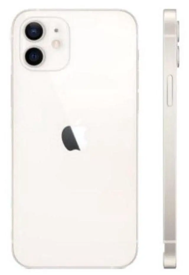 Alt view image 5 of 5 - Apple iPhone 12 - 128GB - White - Fully Unlocked - Acceptable (Grade C)