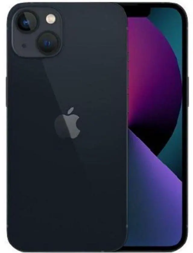Alt view image 6 of 7 - Apple iPhone 13 - 256GB - Midnight - Fully Unlocked - Acceptable (Grade C)