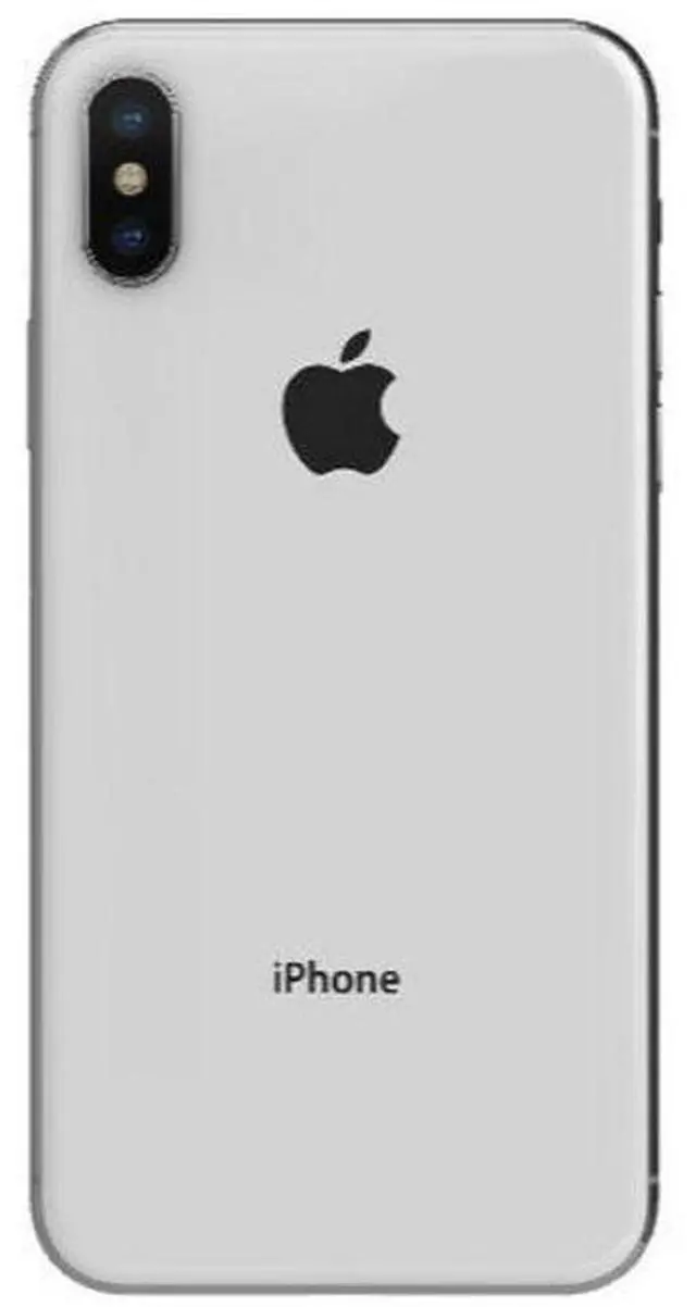 Alt view image 3 of 5 - Apple iPhone X - 64GB - Silver - Fully  Unlocked - Acceptable (Grade C)