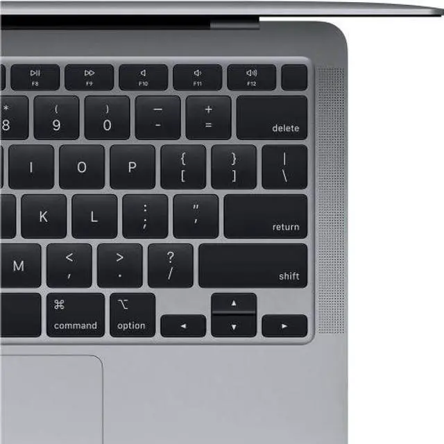 Alt view image 3 of 5 - Apple MacBook Air 13.3-inch (2020) - M1 - Apple M1 Chip: 8-Core CPU/7-Core GPU - 256GB - Space Grey - 16GB RAM - Grade A