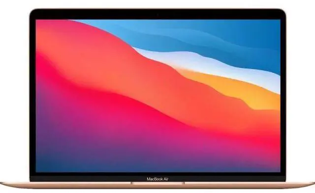 Main image of Apple MacBook Air 13.3-inch (2020) - M1 - Apple M1 Chip: 8-Core CPU/7-Core GPU - 256GB - Gold - 16GB RAM - Acceptable (Grade C)