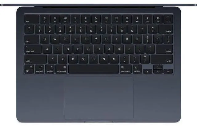 Alt view image 2 of 5 - Apple MacBook Air (2024) 13.6-inch - Apple M3 Chip: 8-Core CPU/8-Core GPU - 256GB - Midnight - 8GB RAM - Excellent (Grade A)