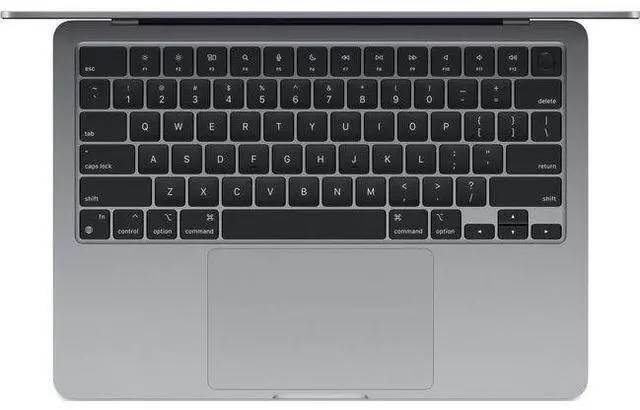 Alt view image 2 of 5 - Apple MacBook Air 13.6-inch (2024) - Apple M3 Chip: 8-Core CPU/10-Core GPU - 512GB - Space Grey - 16GB RAM - Excellent (Grade A)