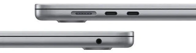 Alt view image 4 of 5 - Apple MacBook Air 13.6-inch (2024) - Apple M3 Chip: 8-Core CPU/10-Core GPU - 512GB - Space Grey - 16GB RAM - Excellent (Grade A)