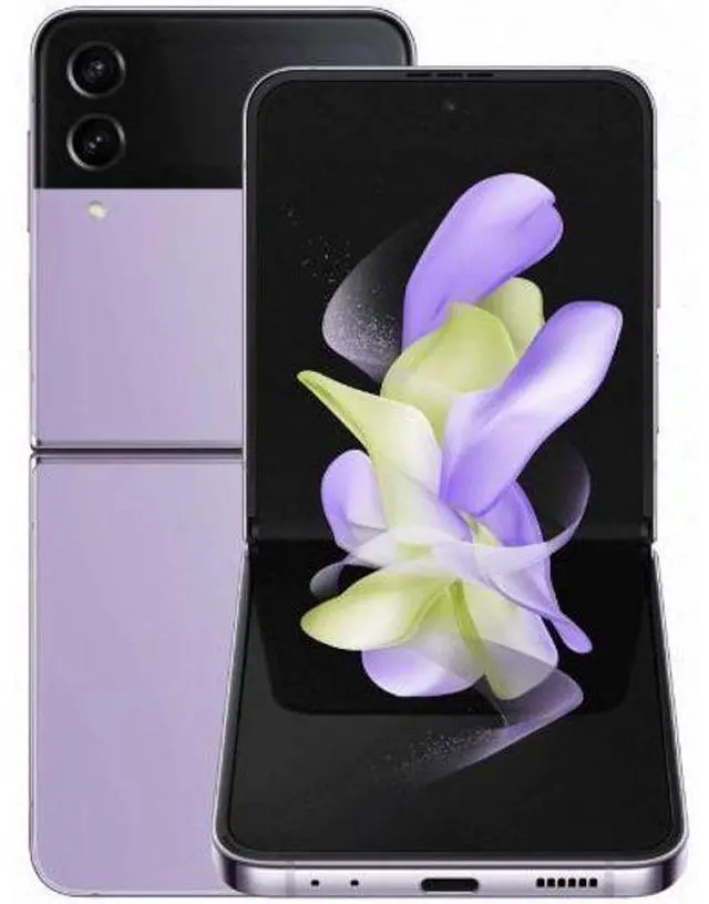 Main image of Samsung Galaxy Z Flip4 - 256GB - Bora Purple - Fully Unlocked - Acceptable (Grade C)