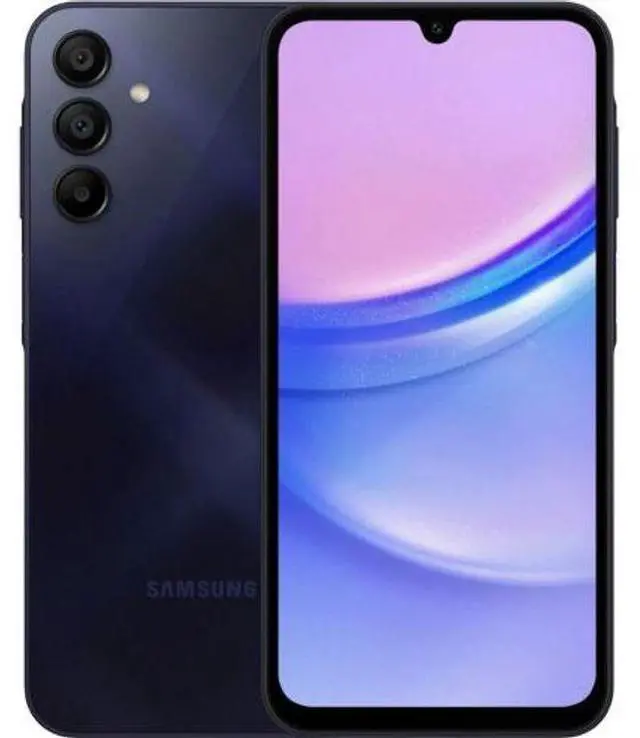 Main image of Samsung Galaxy A15 - 128GB - Blue Black - 4G - Dual Sim - 4GB RAM - Fully Unlocked - Good (Grade B)