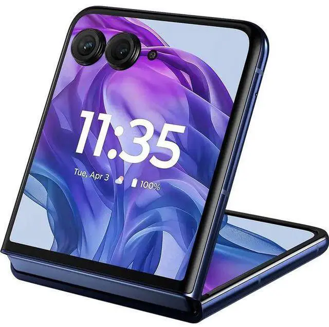 Alt view image 3 of 6 - Motorola  Razr+ (2024) (5G) - 256GB - Midnight Blue - Fully Unlocked - Grade A