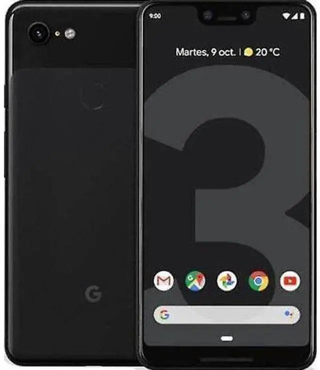 Main image of Google  Pixel 3 XL - 64GB - Just Black - Fully Unlocked - Excellent (Grade A)